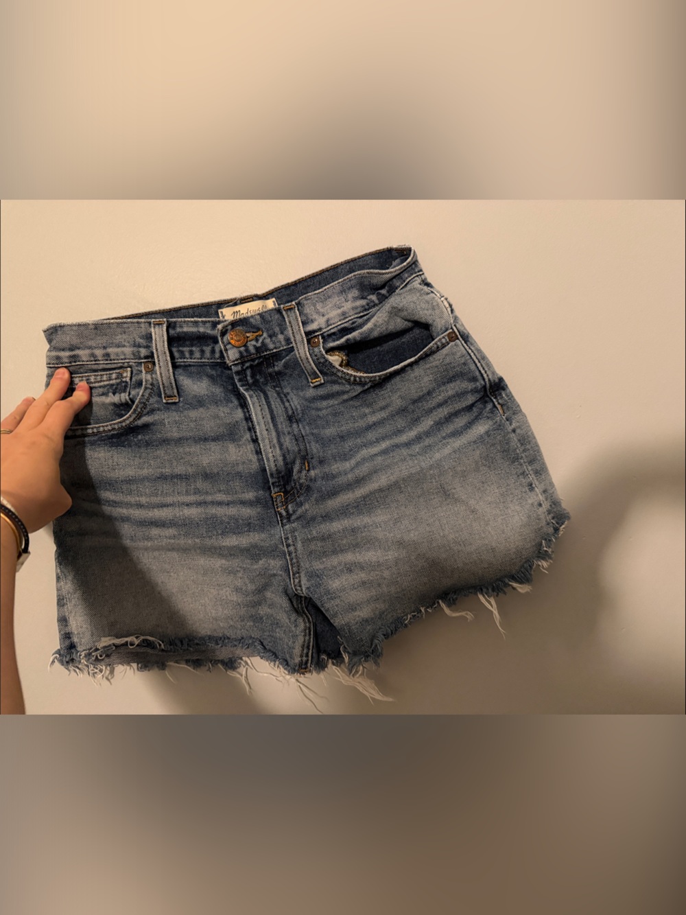 Madewell Light Blue Denim Shorts